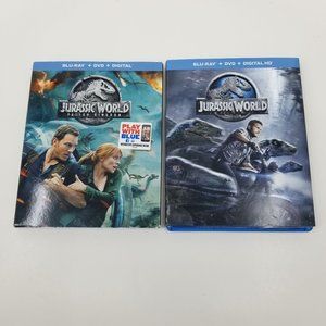 Jurassic World Fallen Kingdom 2 DVD Blu‎ Ray Bundle